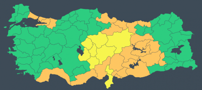 İstanbul için 'turuncu' uyarı: Yoğun kara dikkat